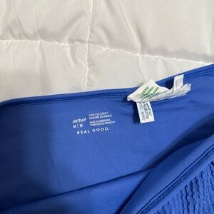 Aerie Crinkle High Cut Cheeky Bikini Bottom